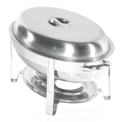 chafingdish ovaal rvs